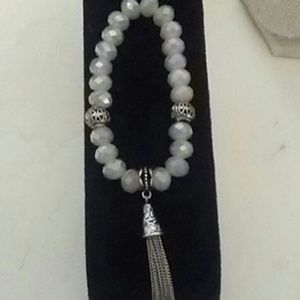 TASSEL SILVERTONE BRACELET